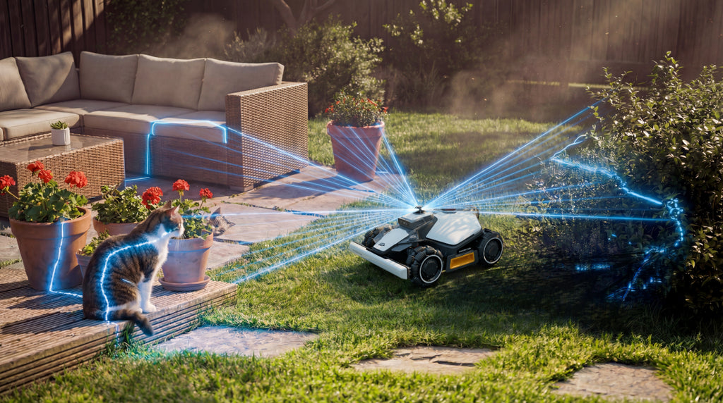 LUBA mini 2 AWD - Perimeter Wire Free Robot Lawn Mower