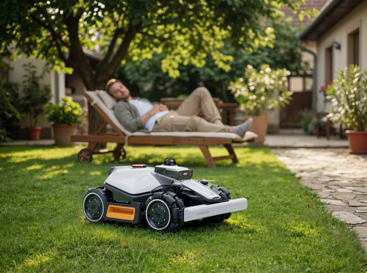 LUBA mini 2 AWD - Perimeter Wire Free Robot Lawn Mower