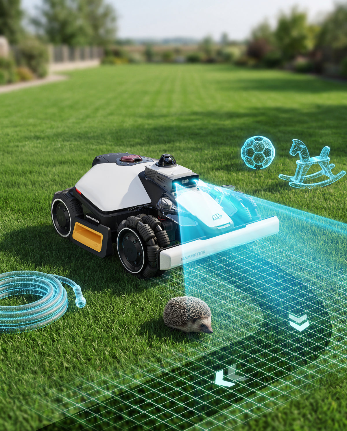 LUBA mini 2 AWD - Perimeter Wire Free Robot Lawn Mower